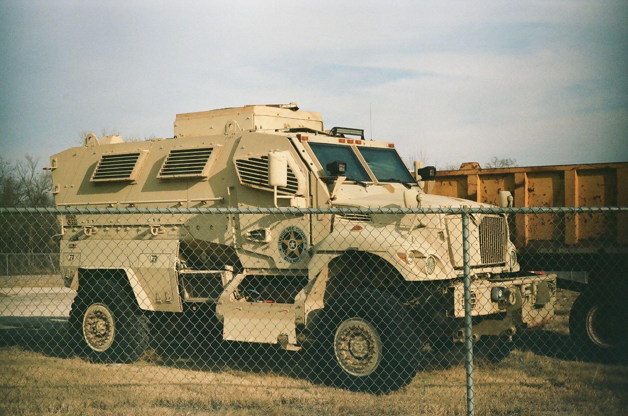 manufactured armored vehicle in california