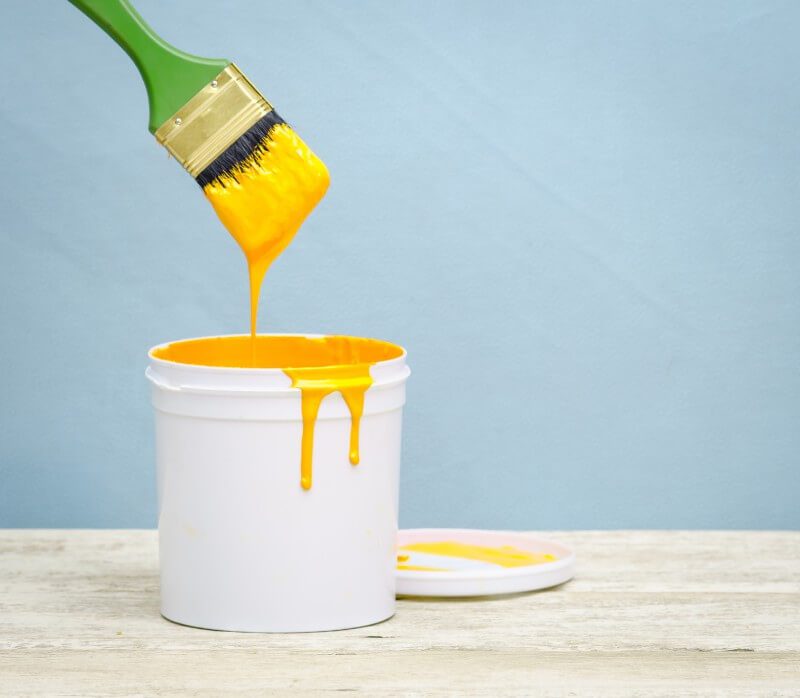 high impact polystyrene paint bucket
